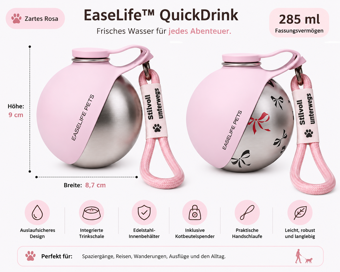 💧 EaseLife™ QuickDrink – Frisches Wasser für jedes Abenteuer